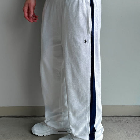 Polo Ralph Lauren Beyaz Renk Yandan Siyah Şeritli Baggy Jogger
